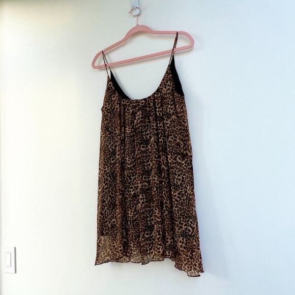 Philosophy Cheetah Sleeveless Cami Dress - Picture 1 of 5